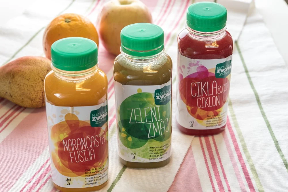 Cijeđeni i “smoothie” sokovi iz kuhinje Zvona cateringa
