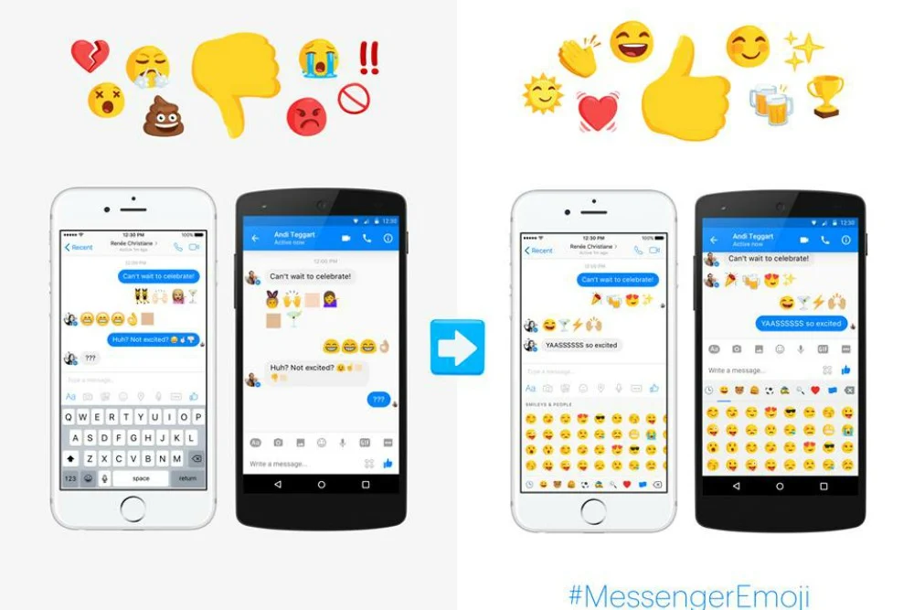Novi Girlpower Facebook emotikoni