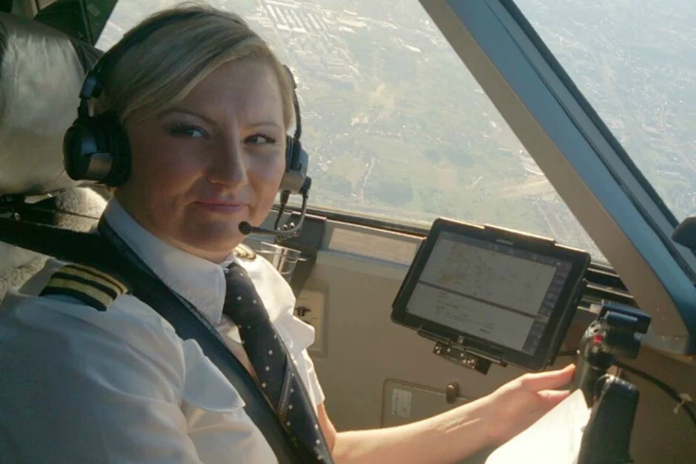 Kristina Mlinarić postala jedina kapetanica zrakoplova u Hrvatskoj
