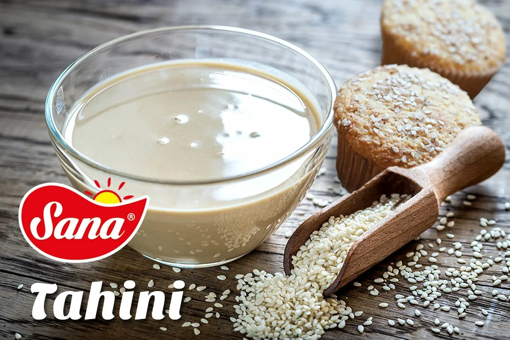 Muffin sa smokvama i Sana Tahini Classic sezamovom pastom