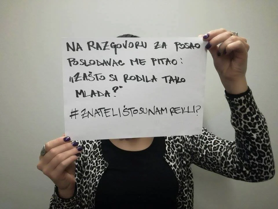 Akcija koja osvještava javnost o kršenju ženskih prava