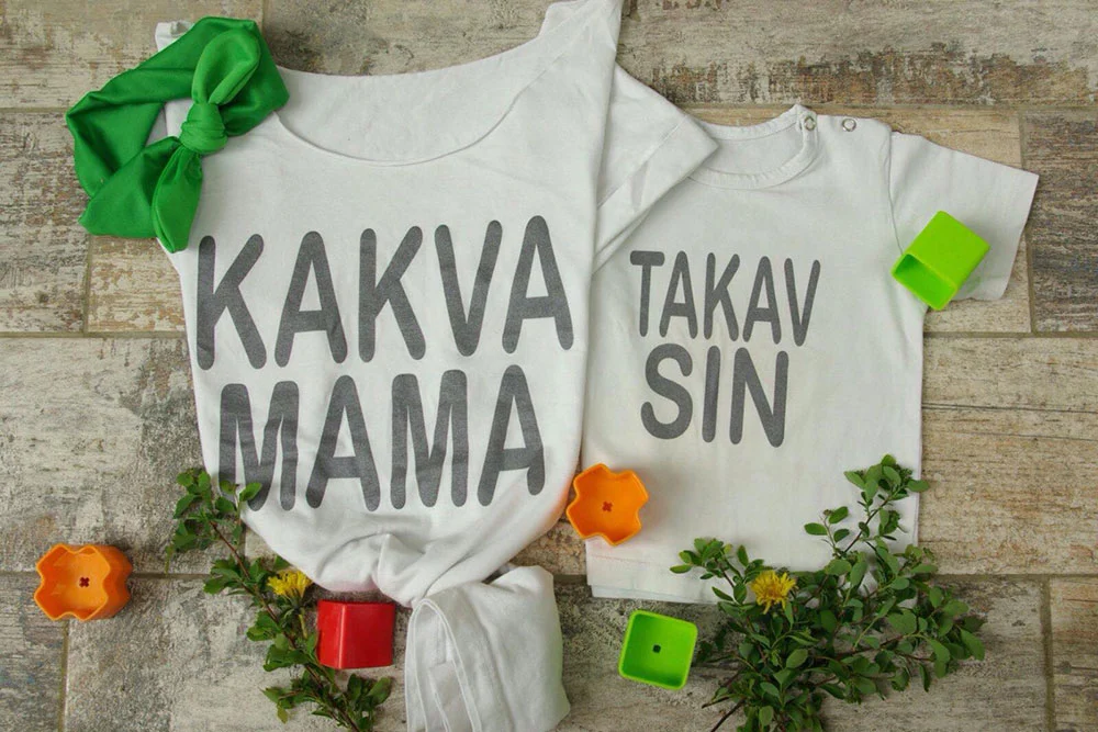 Neodoljiva ljetna kolekcija matching majica za mame i sinove