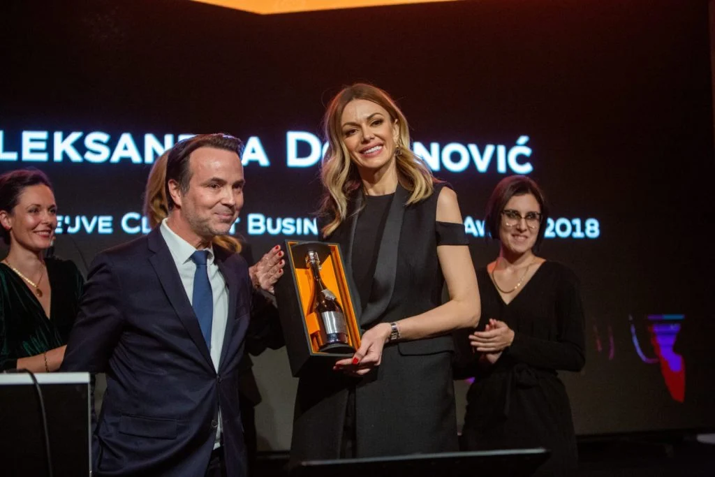 Aleksandra Dojčinović odnijela prestižnu regionalnu nagradu Veuve Clicquot Business Woman Award
