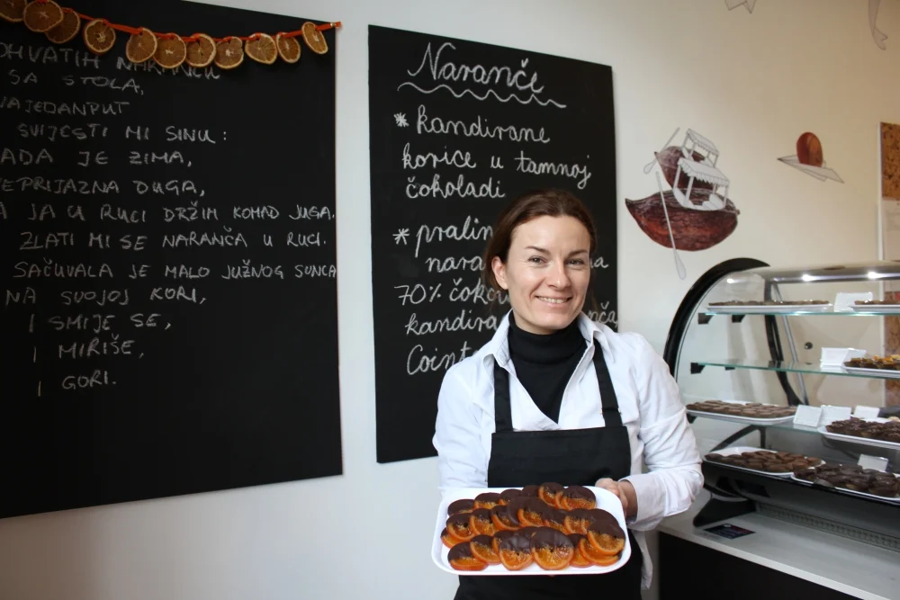 Jelena Đuranec Pribetić nakon 13 godina ostavila korporativnu karijeru, profesionalno se posvetila svojoj strasti i otvorila čokoladarnicu koja izrađuje personalizirane delicije