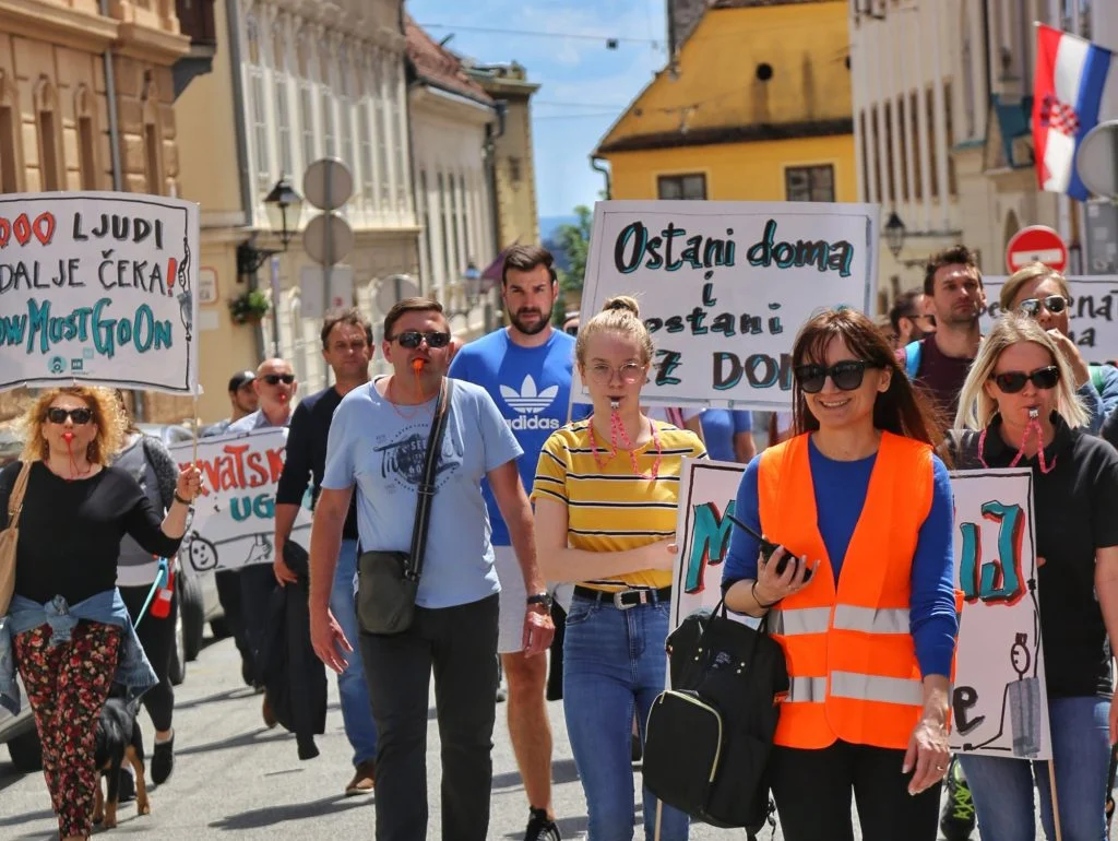 Održan prvi prosvjed poduzetnika u Hrvatskoj