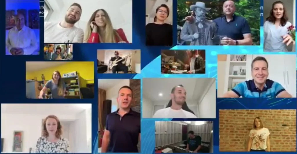 Tko kaže da online konferencijama nedostaje zabave? Ovo je ispalo odlično