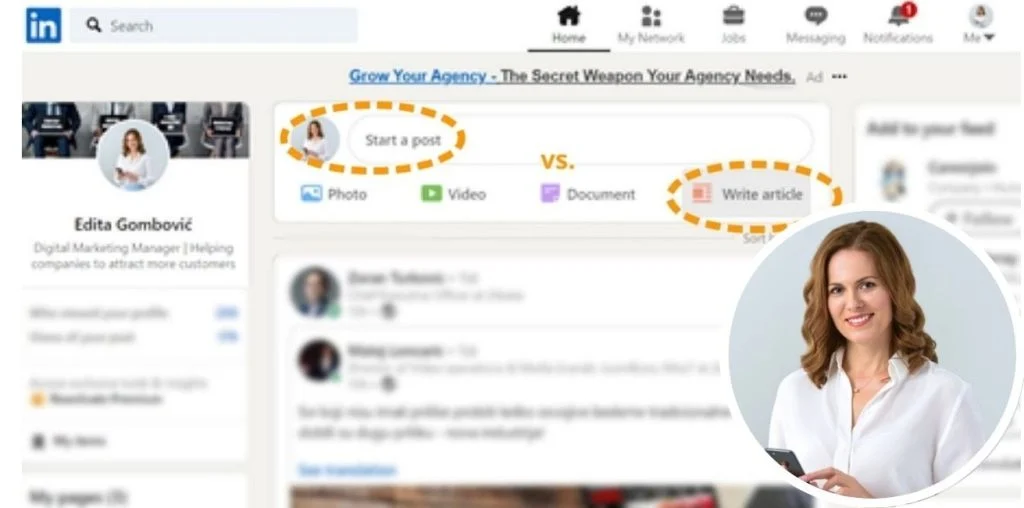LinkedIn Post ili LinkedIn Article – Koji format odabrati?