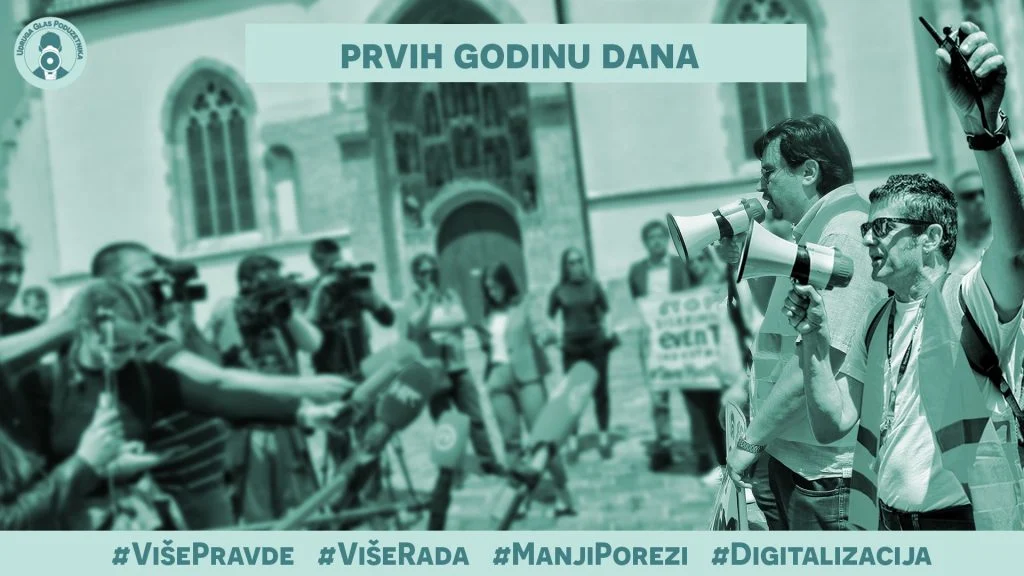 Godinu dana udruge Glas poduzetnika – godina dana borbe za bolje i pravednije društvo!