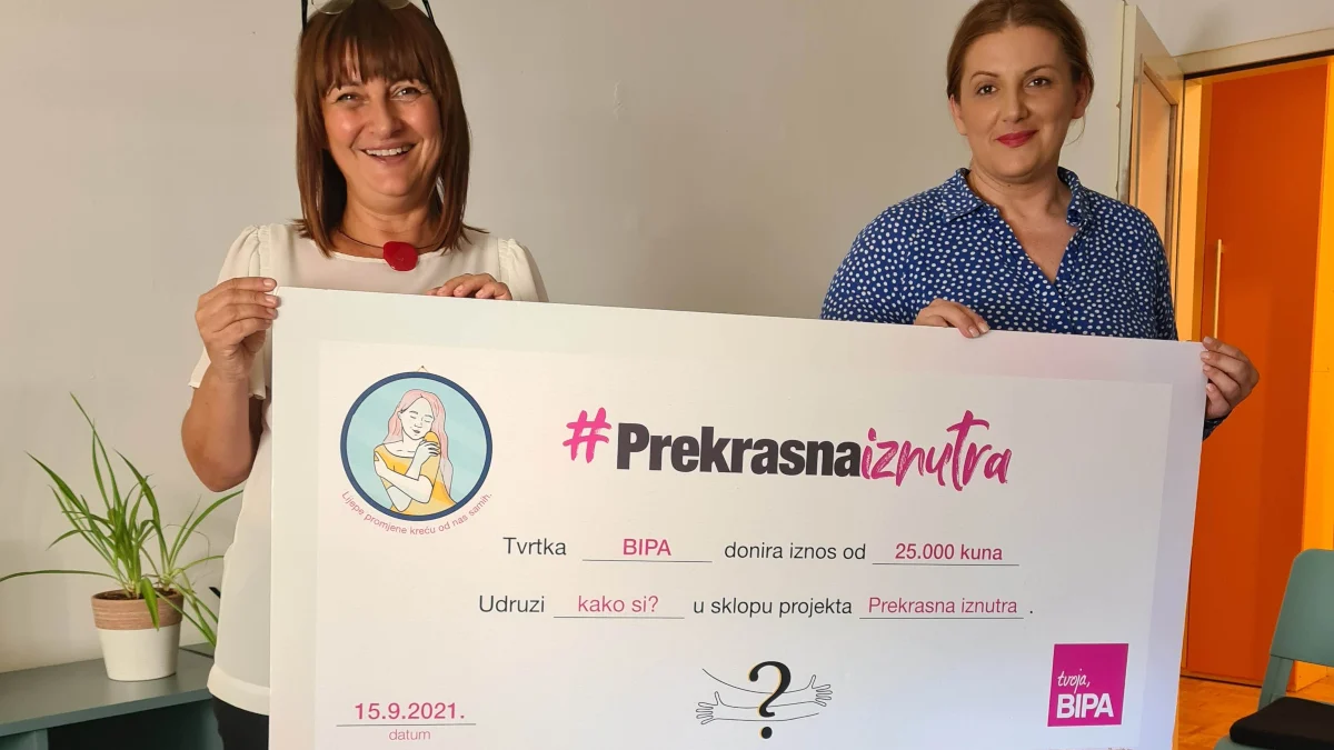 Donacijom za mentalno zdravlje! BIPA donirala 25.000 kn udruzi „kako si?“