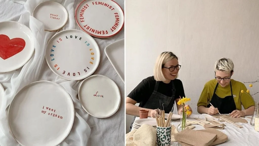 Ukrajinke koje su migrirale u Zagreb pomažu sugrađanima u ratu prodajom keramike s feminističkim motivima