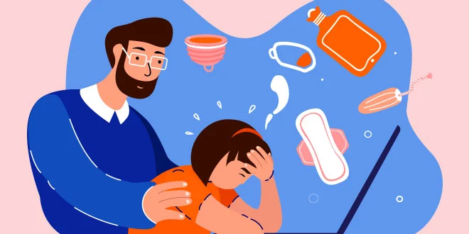 Samohrani očevi i razgovori o menstruaciji – je li mjesečnica tabu?
