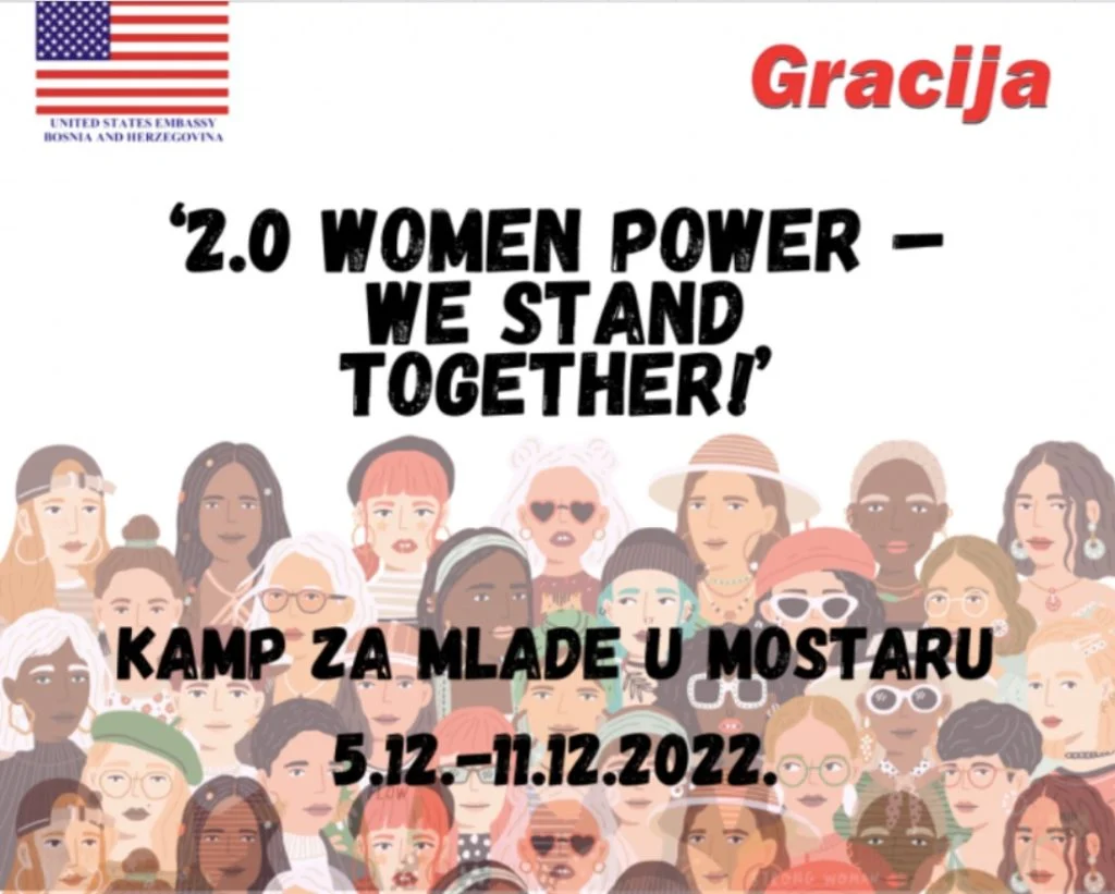 Kamp za mlade u Mostaru: ‘2.0 Women power – we stand together!’