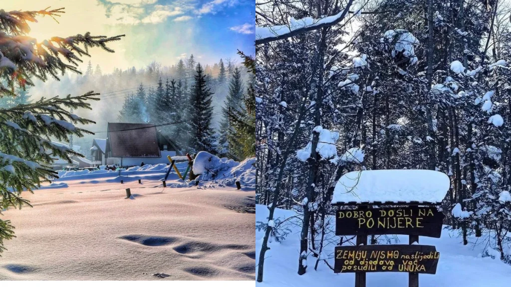 Doživite čarobnu zimsku idilu na Ponijerima