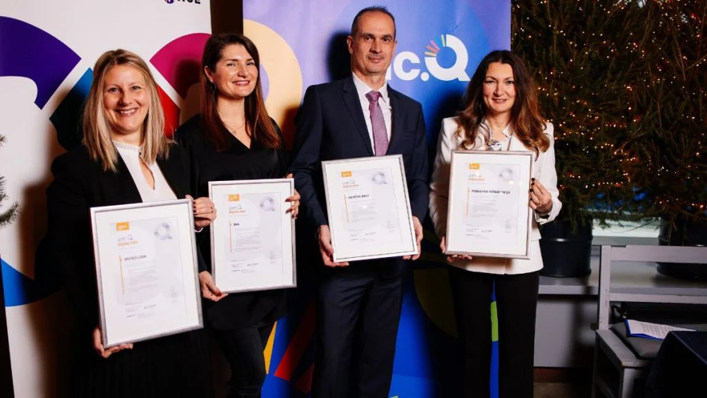 Dodijeljeni certifikati hrvatskim tvrtkama kojima je jednakost plaća standard