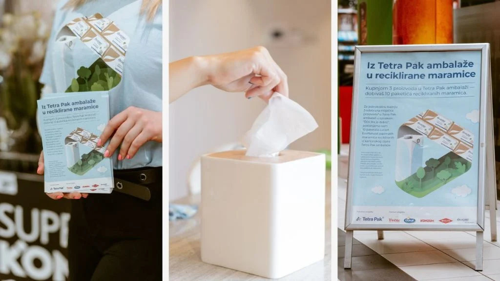 Od Tetra Pak ambalaže do recikliranih maramica. Edukativna kampanja oduševila Zagrepčane