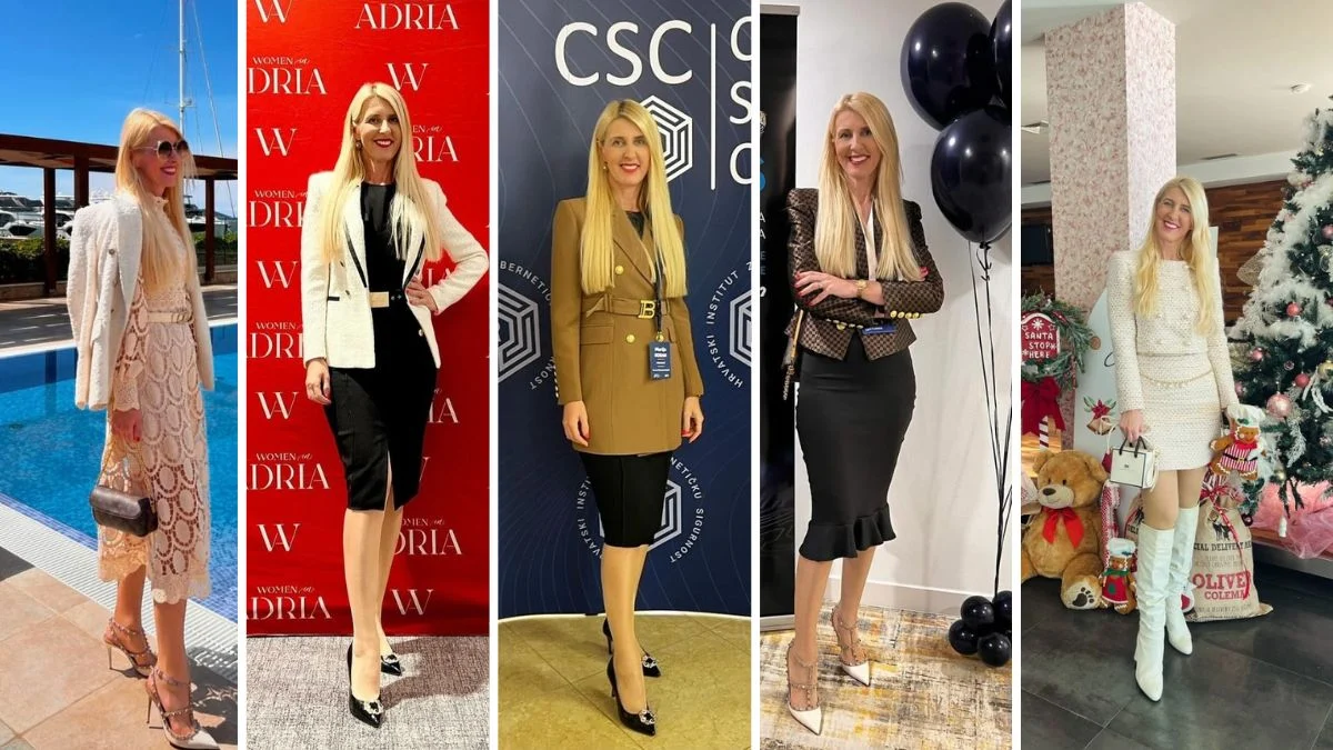 Profesorica Marija Boban zna kako haljinom naglasiti eleganciju i profesionalnost