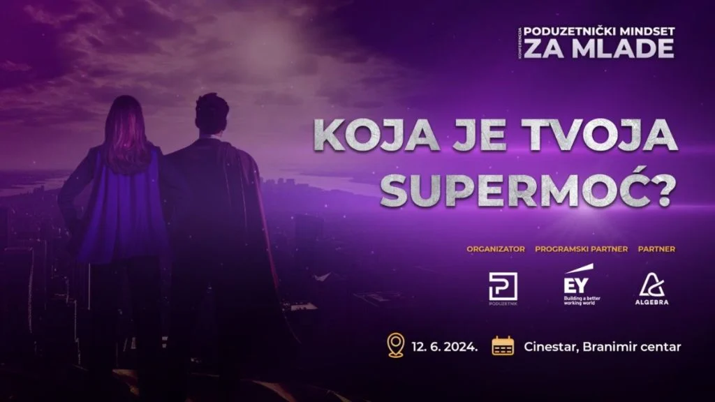 Konferencija Poduzetnički mindset za mlade inspirira, educira i motivira mlade da ne odustaju