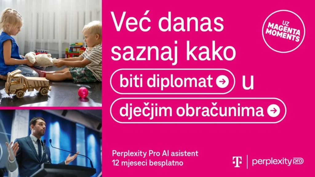 Hrvatski Telekom daruje najnaprednijeg AI asistenta – Perplexity Pro