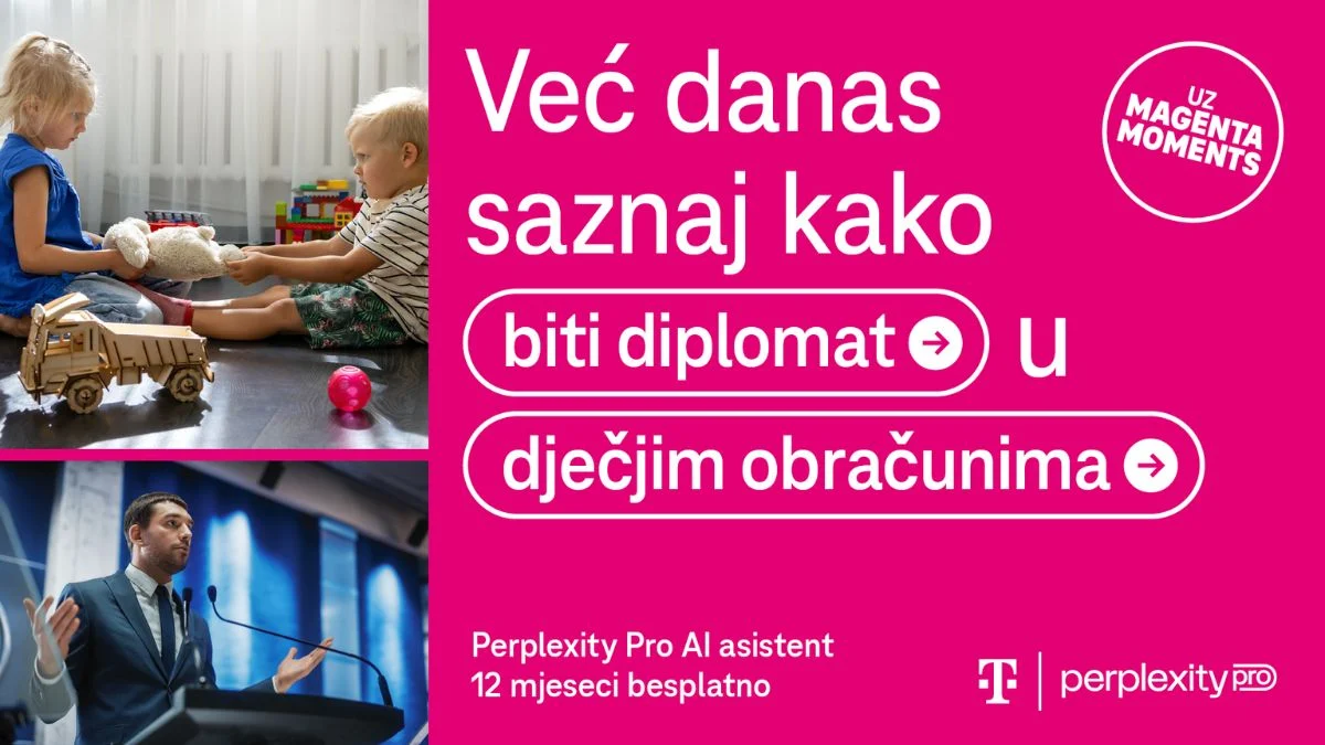 Hrvatski Telekom daruje najnaprednijeg AI asistenta – Perplexity Pro