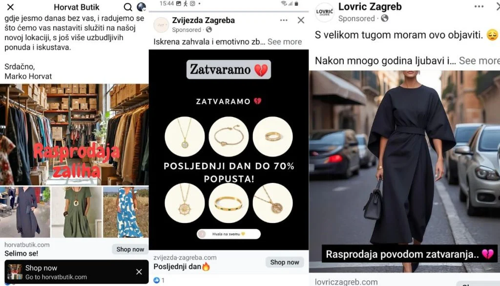 Ne nasjedajte! Iza oglasa o rasprodaji robe obiteljskih biznisa samo je prljava prodajna kampanja