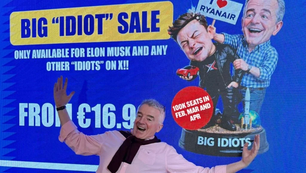 Nemojte ovo pokušavati ‘kod kuće’: PR lekcije medijskog rata u kojem je Ryanair porazio Elona Muska