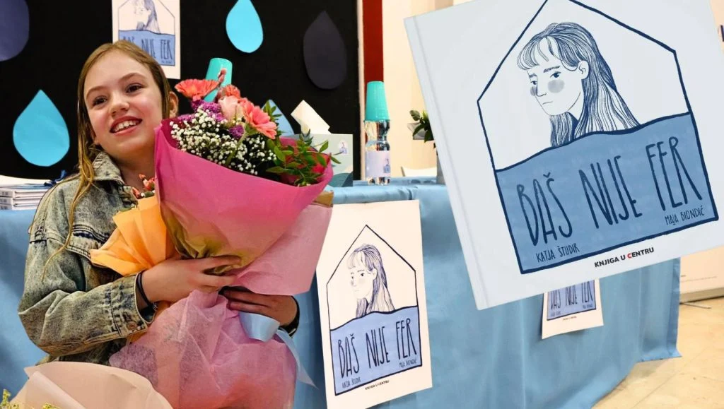 Katja (10) objavila svoju prvu knjigu –  o razvodu roditelja: “Pročitao sam njenu priču i ostao bez daha!”